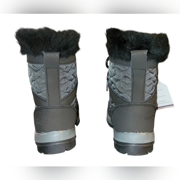 NWT BearPaw Waterproof Marina Gray Snow Boots Size 2 - Picture 3 of 9